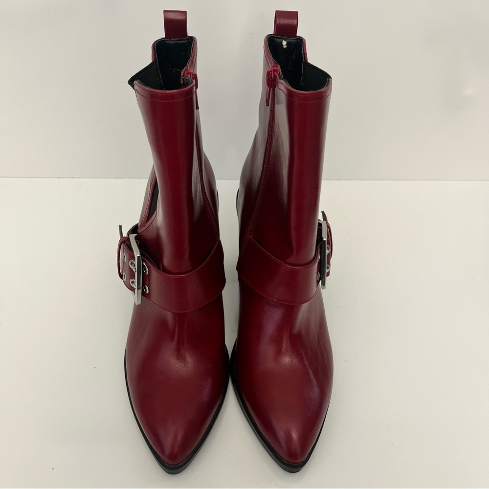 Dolce Vita Bria Red Harness Ankle Boots Womens 10 - Picture 6 of 13